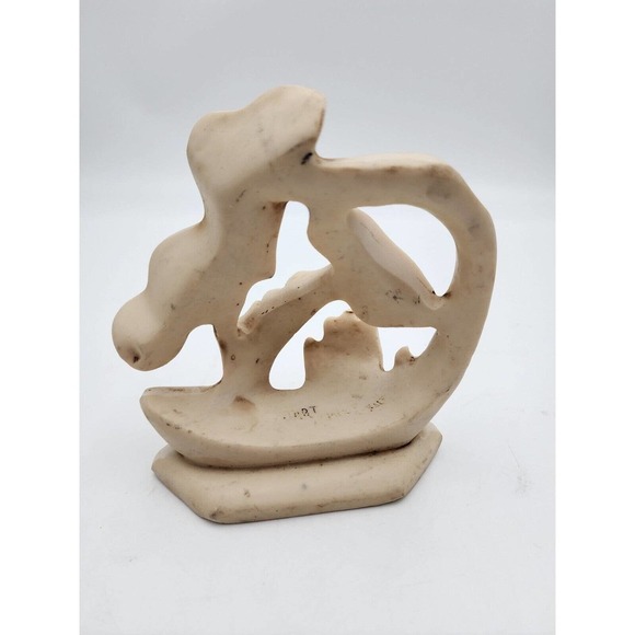 JART Abstract Faces Art Sculpture Loving Kiss Embrace Mexico Vintage Signed - Picture 9 of 14